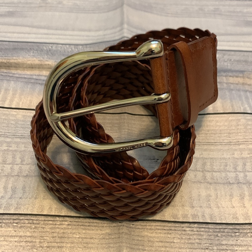 Michael Michael Kors Genuine Leather Belt Women’s SizeMed